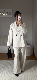 ENSEMBLE TAILLEUR BEIGE