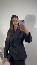 [PREMIUM] BLAZER STRUCTURÉ |NOIR