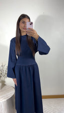 ROBE EN JEAN À CINTRER À LA TAILLE