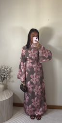 ROBE FLEURIE | ROSE