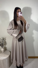 ROBE CHAY À NOUER | BEIGE