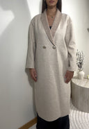 MANTEAU LÉGER À BOUTONS | BEIGE