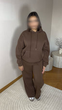 ENSEMBLE JOOGING MARRON