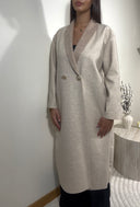 MANTEAU LÉGER À BOUTONS | BEIGE