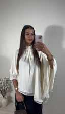 PONCHO CAPE | CRÈME