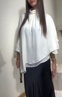 PONCHO CAPE | CRÈME