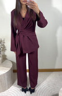[PREMIUM] ENSEMBLE TAILLEUR | BORDEAUX