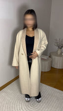 MANTEAU À BOUTONS I BEIGE