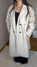 MANTEAU AVEC CEINTURE I BEIGE