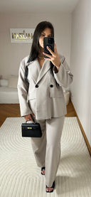ENSEMBLE TAILLEUR TAUPE