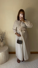 ROBE CHEMISE LÉGÈRE | BEIGE