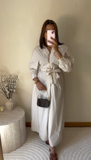 ROBE CHEMISE LÉGÈRE | BEIGE
