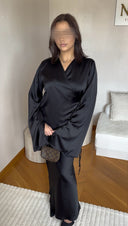 ENSEMBLE SATIN I NOIR