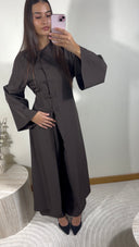ENSEMBLE KIMONO | MARRON