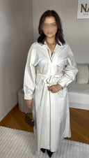 ROBE CHEMISE I BEIGE