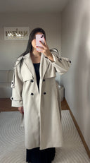MANTEAU AVEC CEINTURE I BEIGE