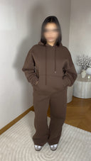 ENSEMBLE JOOGING MARRON