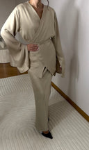 ENSEMBLE SATIN BEIGE