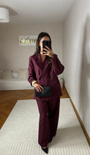 ENSEMBLE TAILLEUR BORDEAUX