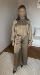 ENSEMBLE MASTOUR SATINÉ I TAUPE