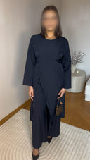 ENSEMBLE ASYMÉTRIQUE I BLEU MARINE