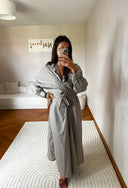ROBE CHEMISE TAUPE