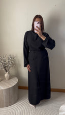 ENSEMBLE JUPE CROISÉE I NOIR
