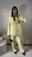 ENSEMBLE TAILLEUR PREMIUM I JAUNE