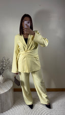 ENSEMBLE TAILLEUR PREMIUM I JAUNE