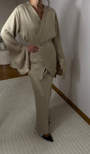 ENSEMBLE SATIN BEIGE