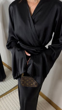 ENSEMBLE SATIN NOIR