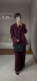 ENSEMBLE TAILLEUR BORDEAUX