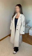 MANTEAU BEIGE AVEC CEINTURE